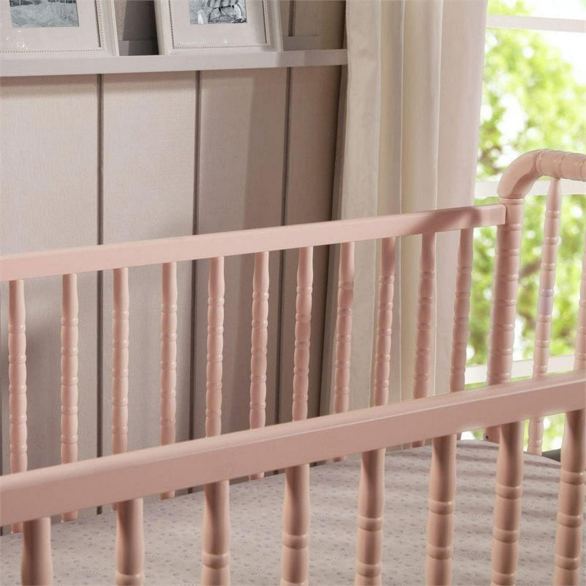 DaVinci Jenny Lind 3-in-1 Convertible Crib, Pink Blush, 55 x 31 x 41 in - M7391BL