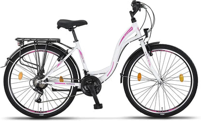 Licorne Urban City Bike, Aluminum Frame, 24.0 Inches/26.0 Inches/28.0 Inches - Stella Premium