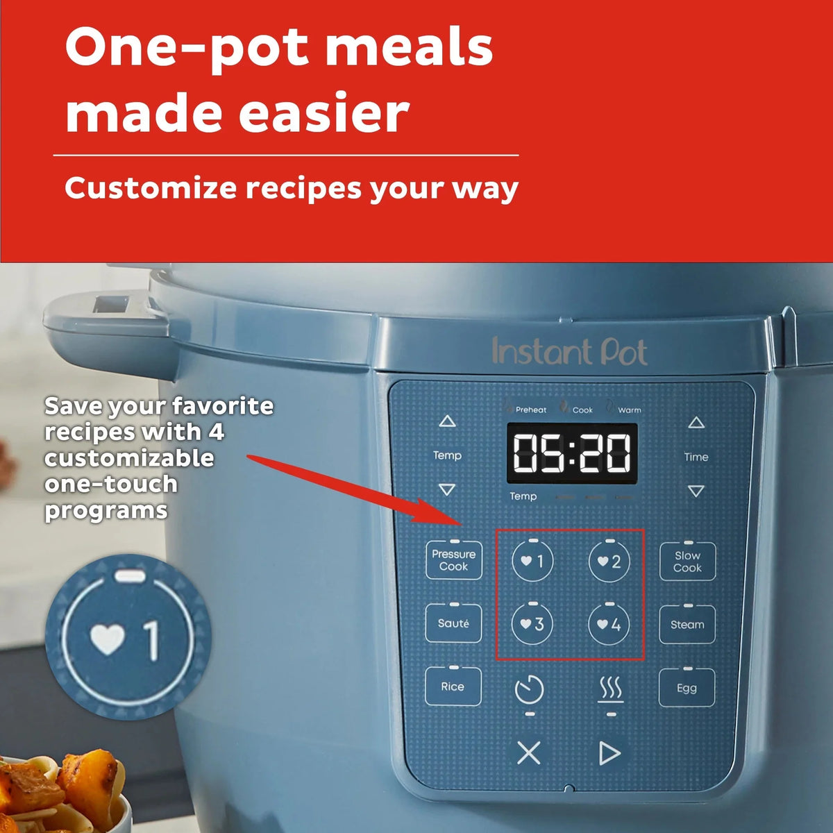 Instant Pot 6QT RIO Chef Series 7-in-1 Multi-Cooker, Black