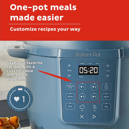 Instant Pot 6QT RIO Chef Series 7-in-1 Multi-Cooker, Black