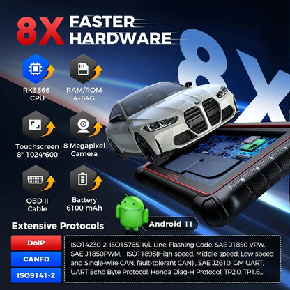 Autel MaxiCOM MK900 Automotive Diagnostic Scan Tool With 40+ Service Functions And Active Tests - MK900