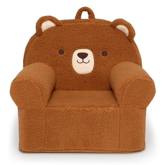 Delta Children Deluxe Cozee Toddler Chair - Brown Teddy Bear