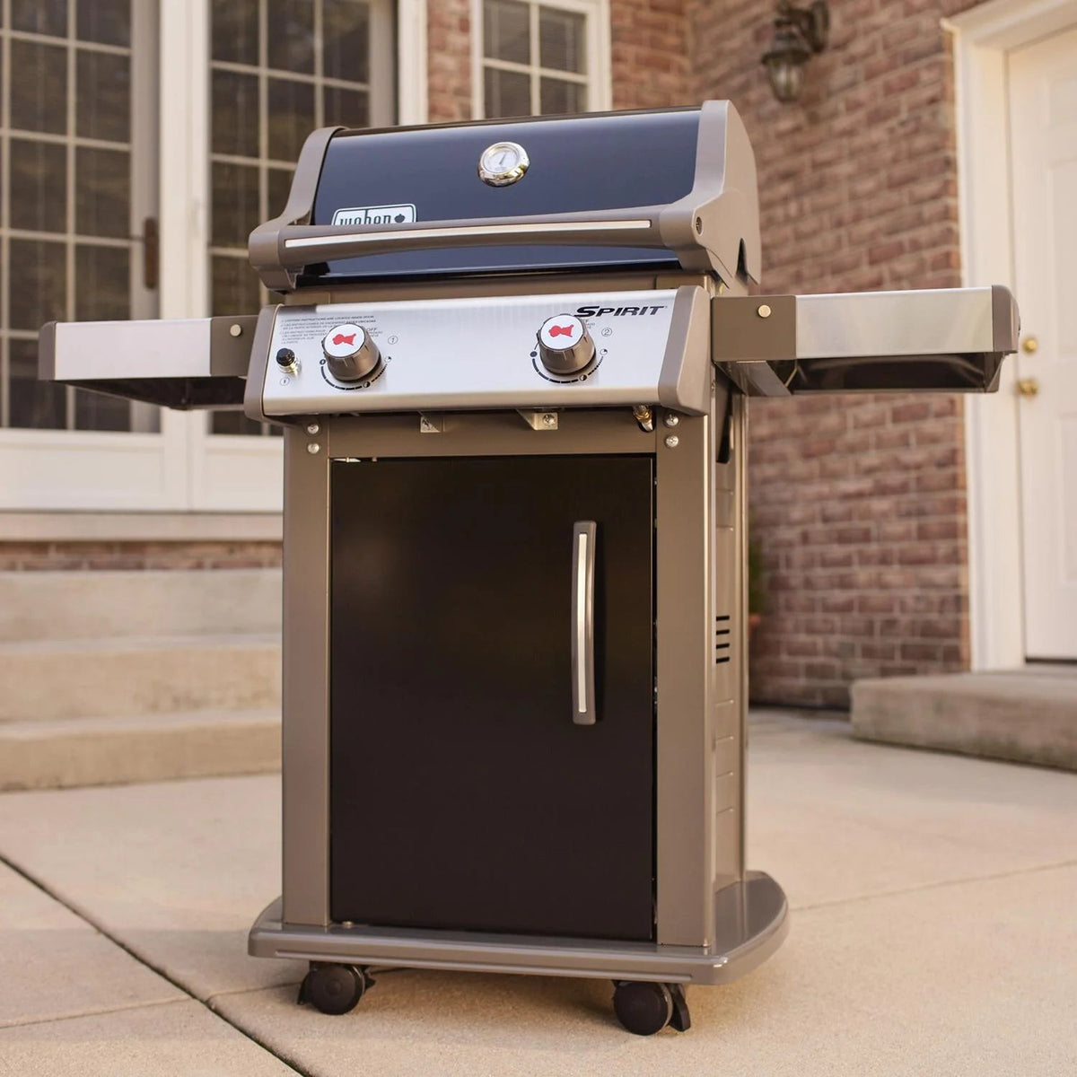 Weber 2 Burner Liquid Propane Grill, Black - Spirit E-210