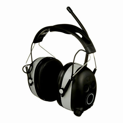 3M WorkTunes Connect AM/FM Hearing Protector With Bluetooth Technology, Black, 1 Pack - 90542H1-DC-PS