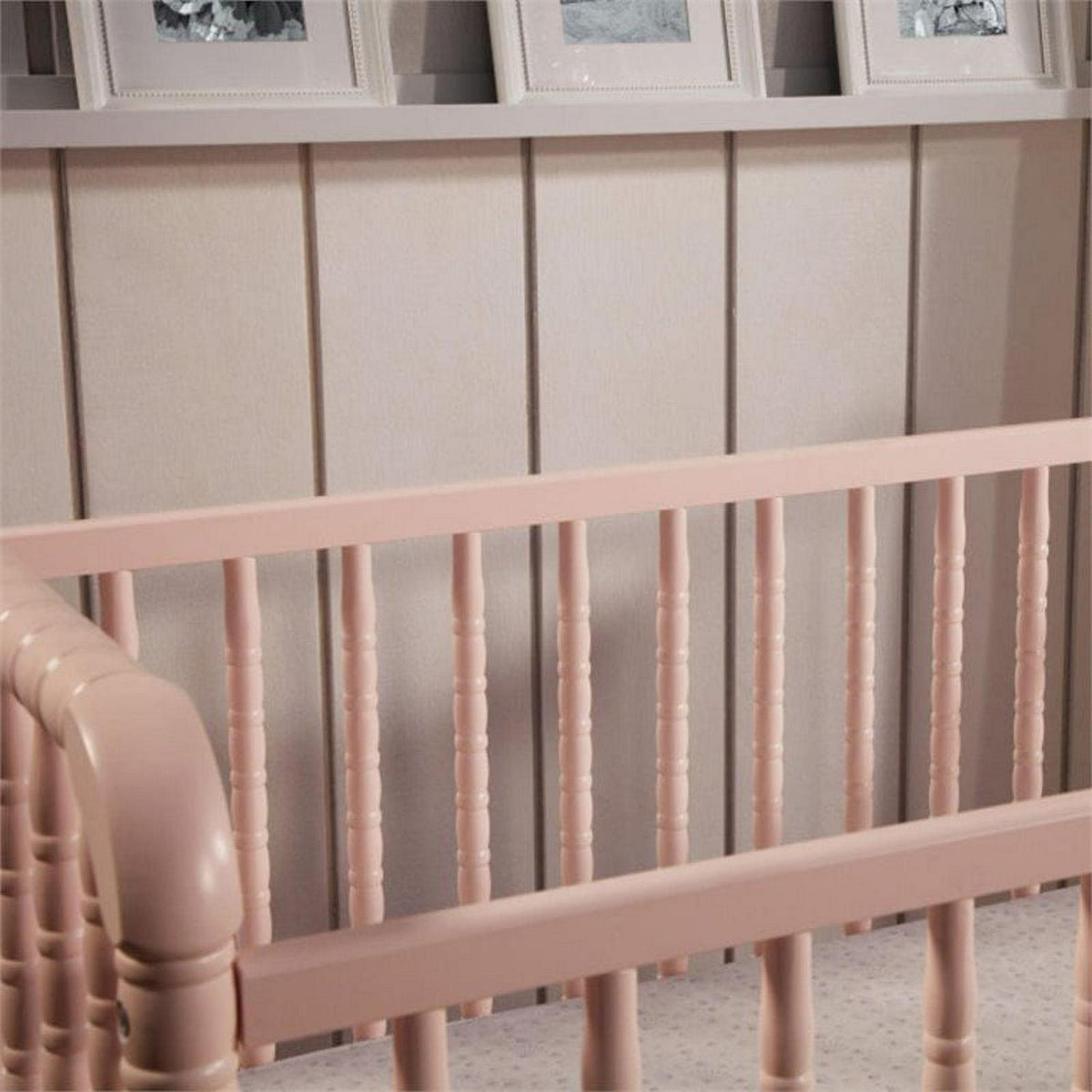 DaVinci Jenny Lind 3-in-1 Convertible Crib, Pink Blush, 55 x 31 x 41 in - M7391BL