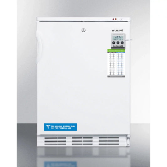 Undercounter Freezer -25 C, Less Than 24 in Wide, White