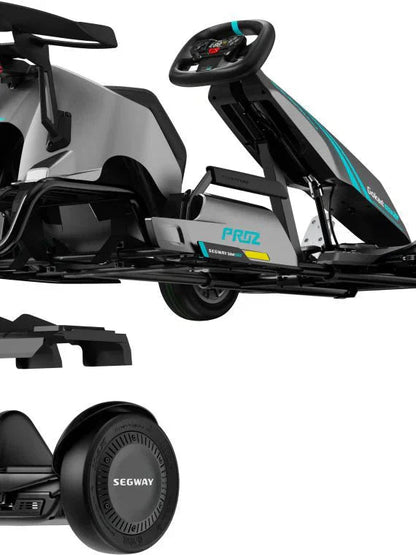 Segway Go Kart Pro 2, Gray, 15.5 mi Max Operating Range, 26.7 mph Max Speed