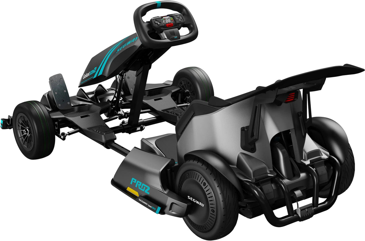 Segway Go Kart Pro 2, Gray, 15.5 mi Max Operating Range, 26.7 mph Max Speed