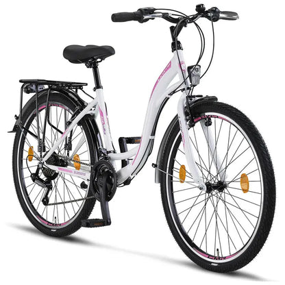 Licorne Urban City Bike, Aluminum Frame, 24.0 Inches/26.0 Inches/28.0 Inches - Stella Premium